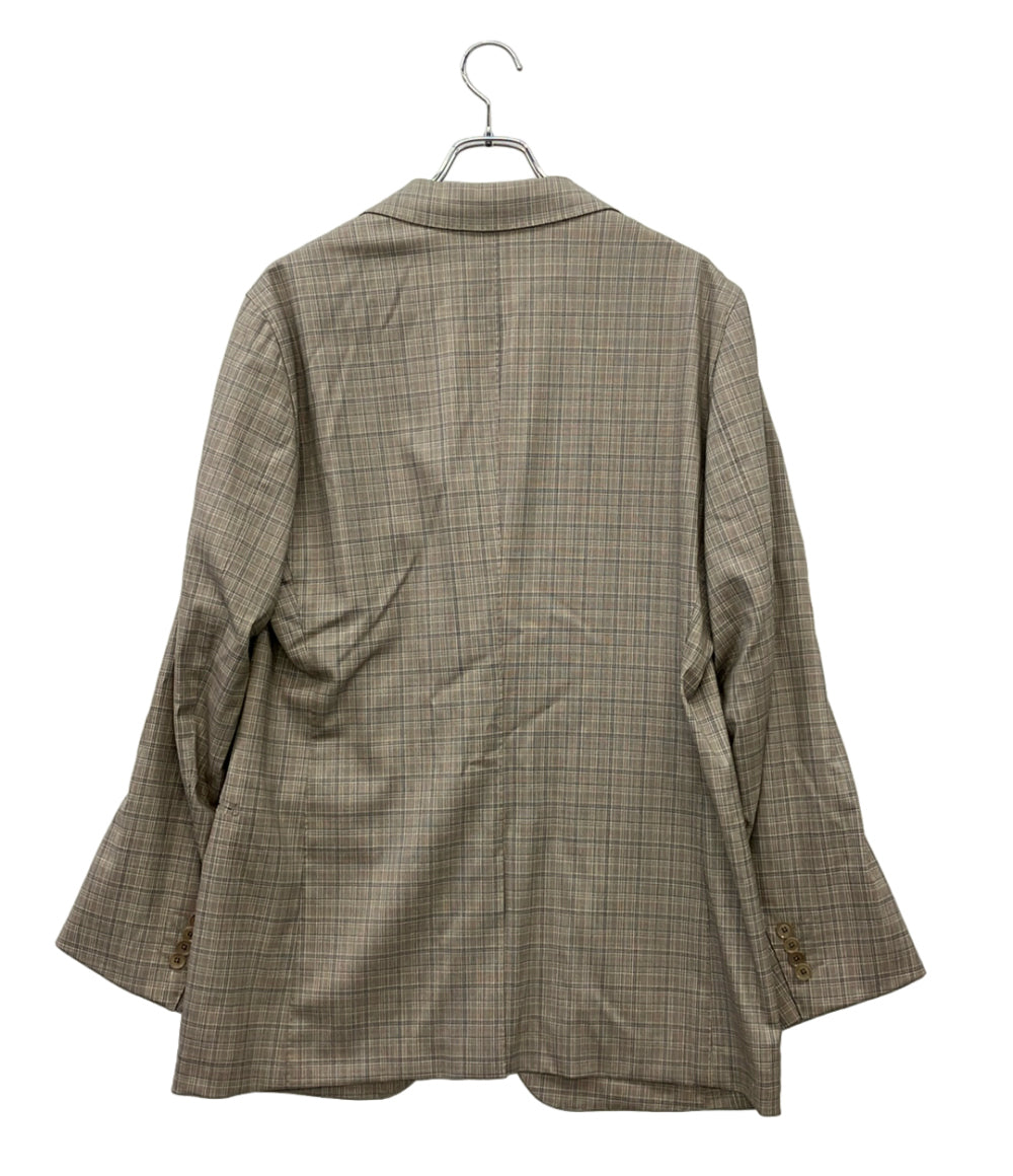 美品 TOMORROWLAND テーラードジャケット チェック メンズ SIZE 50 (XL) トゥモローランド