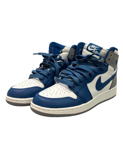 美品 NIKE ハイカットスニーカー エア ジョーダン 1 レトロ HI OG GS FD1437-410 キッズ SIZE 22.5 ナイキ