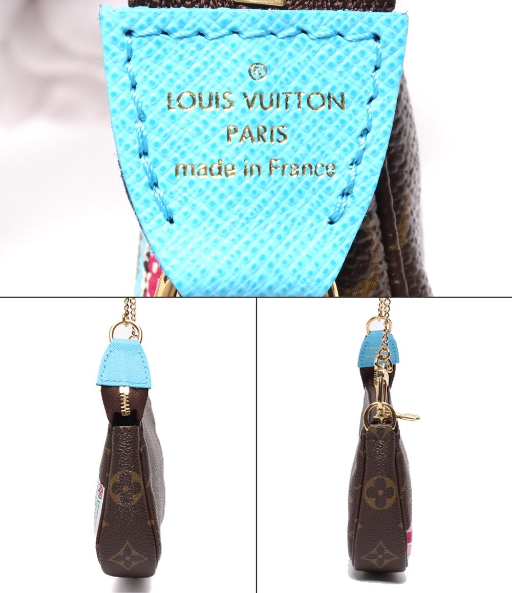 美品 LOUIS VUITTON ハンドバッグ アクセサリーポーチ ミニポシェット アクセソワール モノグラム ヴィヴィエンヌ M81637 レディース ルイ・ヴィトン