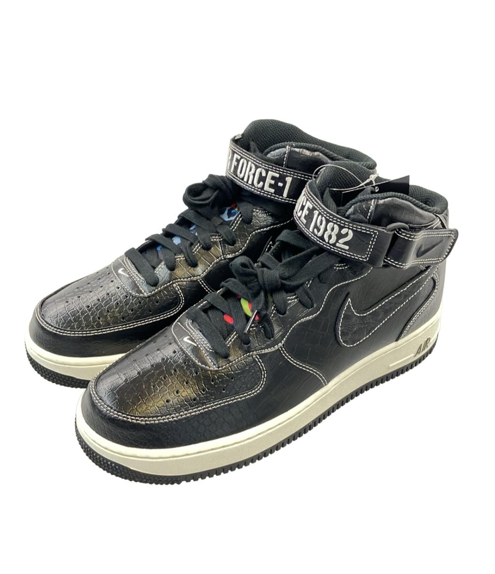 美品 NIKE ミドルカットスニーカー AIR FORCE 1 MID 07 LV8 DV1029-010 メンズ SIZE 27.5 (L) ナイキ