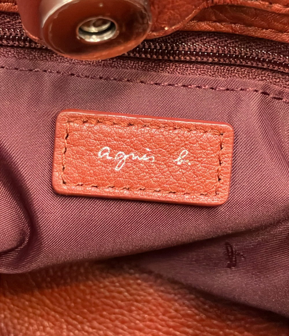 agnes b. 2way トートバッグ ショルダーバッグ 斜め掛け レディース アニエスベー