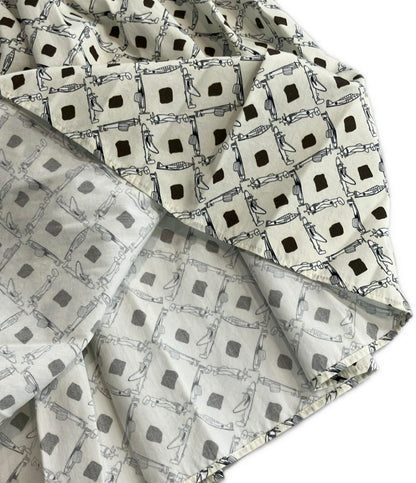 美品 ドルチェアンドガッバーナ フレアスカート 飛行機柄 レディース SIZE 44 (L) DOLCE&GABBANA