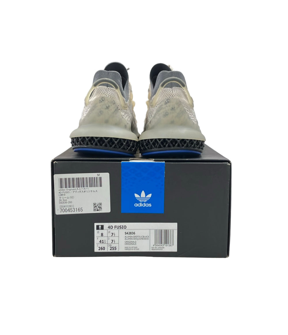美品 adidas ローカットスニーカー 4D FUSIO S42836 メンズ SIZE 26.0 アディダス