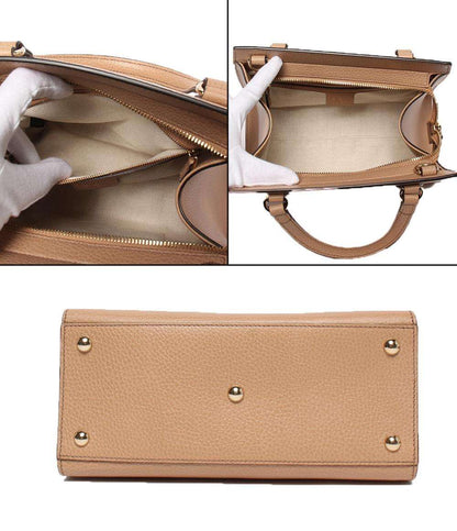 美品 GUCCI 2wayショルダーバッグ ハンドバッグ 斜め掛け インターロッキング ソーホー 607722 213317 レディース グッチ