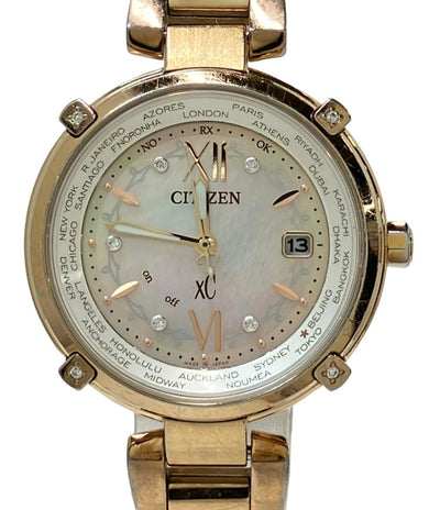 CITIZEN 腕時計 xc クロスシー ソーラー シェル H240-T020151 レディース シチズン