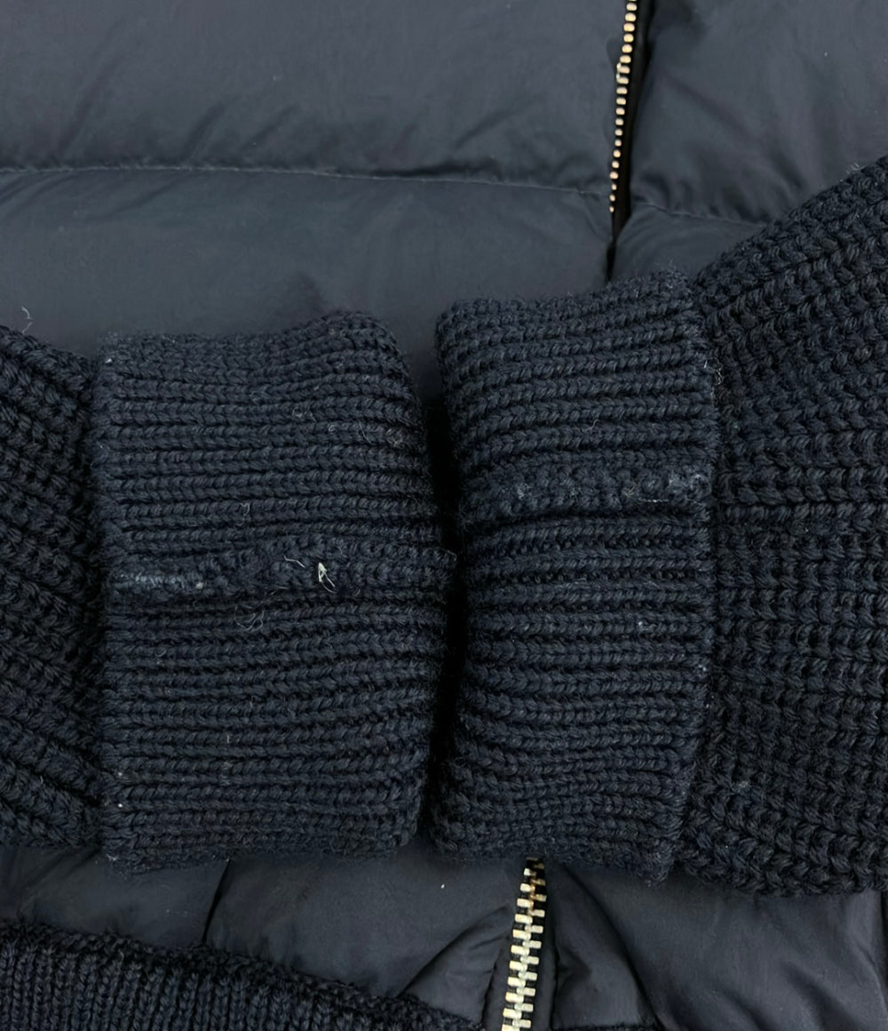 MONCLER ニット切替ダウンカーディガン H20919B00005 メンズ SIZE S モンクレール