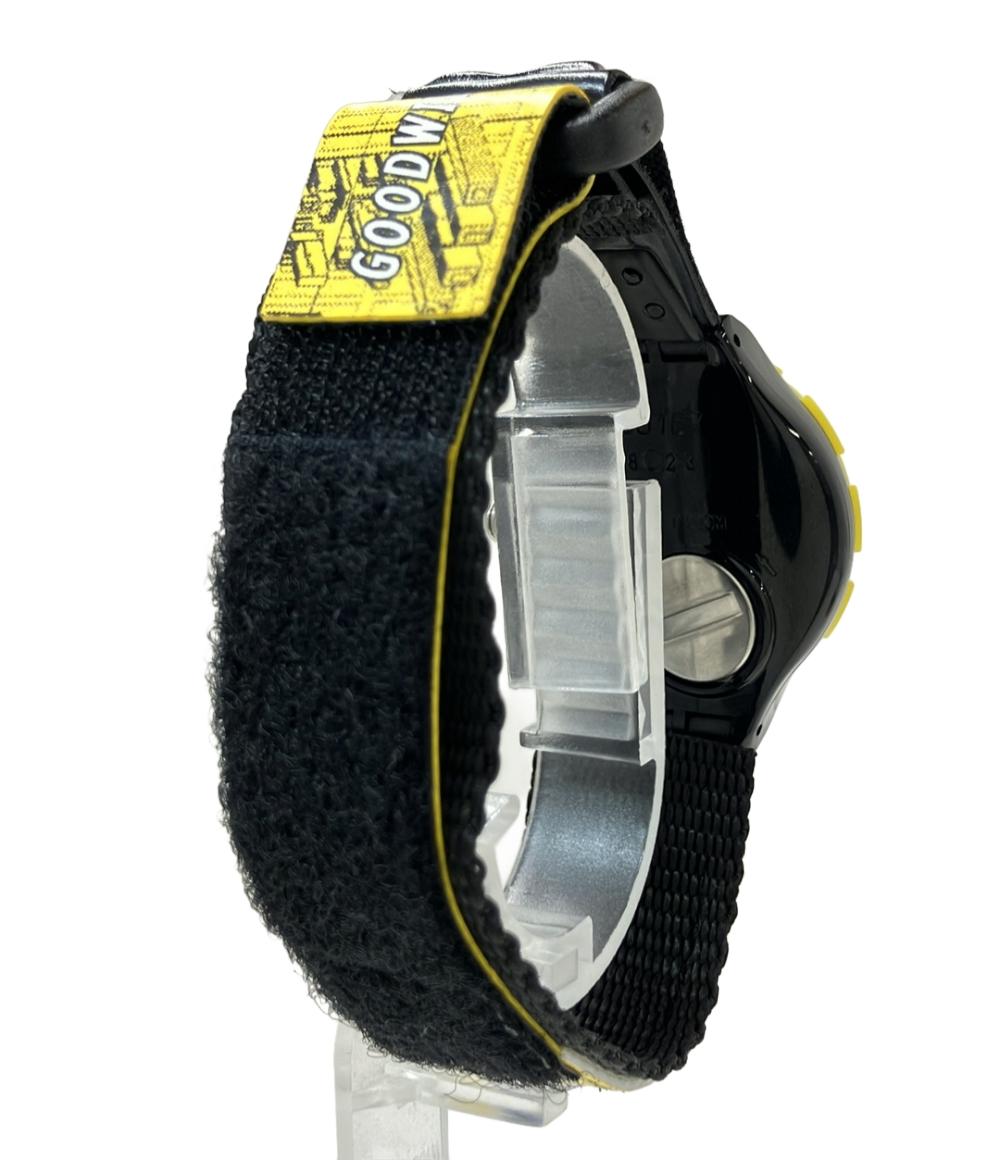 スウォッチ 腕時計 グッドウィル・ゲームズ 98年記念モデル スクーバ200 クオーツ イエロー SHB101 メンズ Swatch