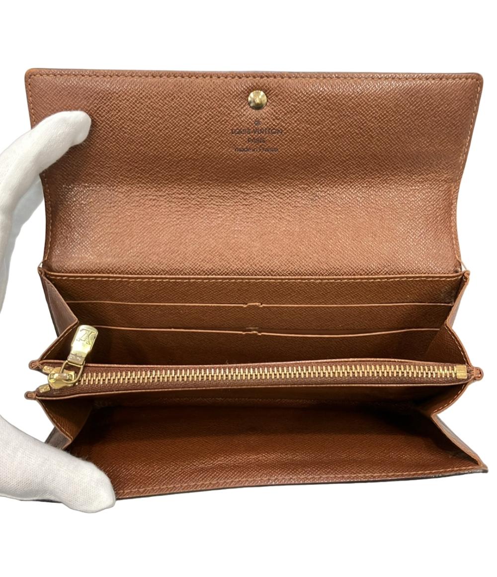 訳あり LOUIS VUITTON 二つ折り財布 モノグラム ポルトフォイユサラ M61734 レディース メンズ ルイ・ヴィトン