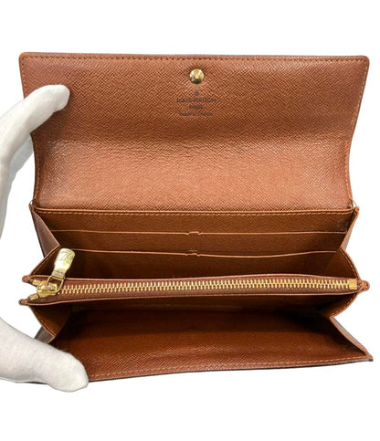 訳あり LOUIS VUITTON 二つ折り財布 モノグラム ポルトフォイユサラ M61734 レディース メンズ ルイ・ヴィトン