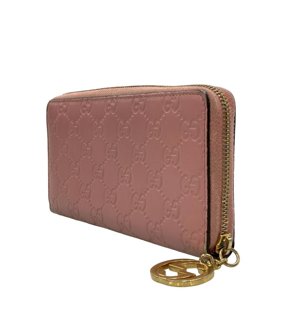 GUCCI ラウンドファスナー長財布 グッチシマ 409342 493075 レディース