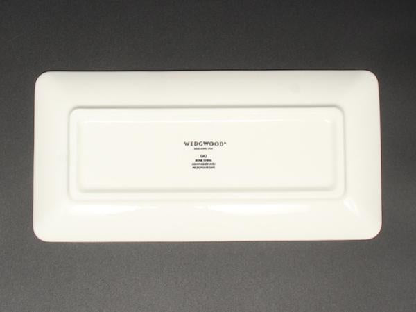 美品 WEDGWOOD ロングトレイ スクエアプレート 皿 21cm ジオ GIO ウエッジウッド