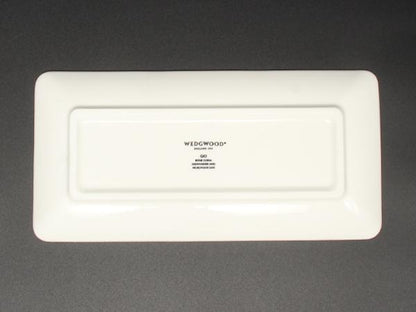 美品 WEDGWOOD ロングトレイ スクエアプレート 皿 21cm ジオ GIO ウエッジウッド