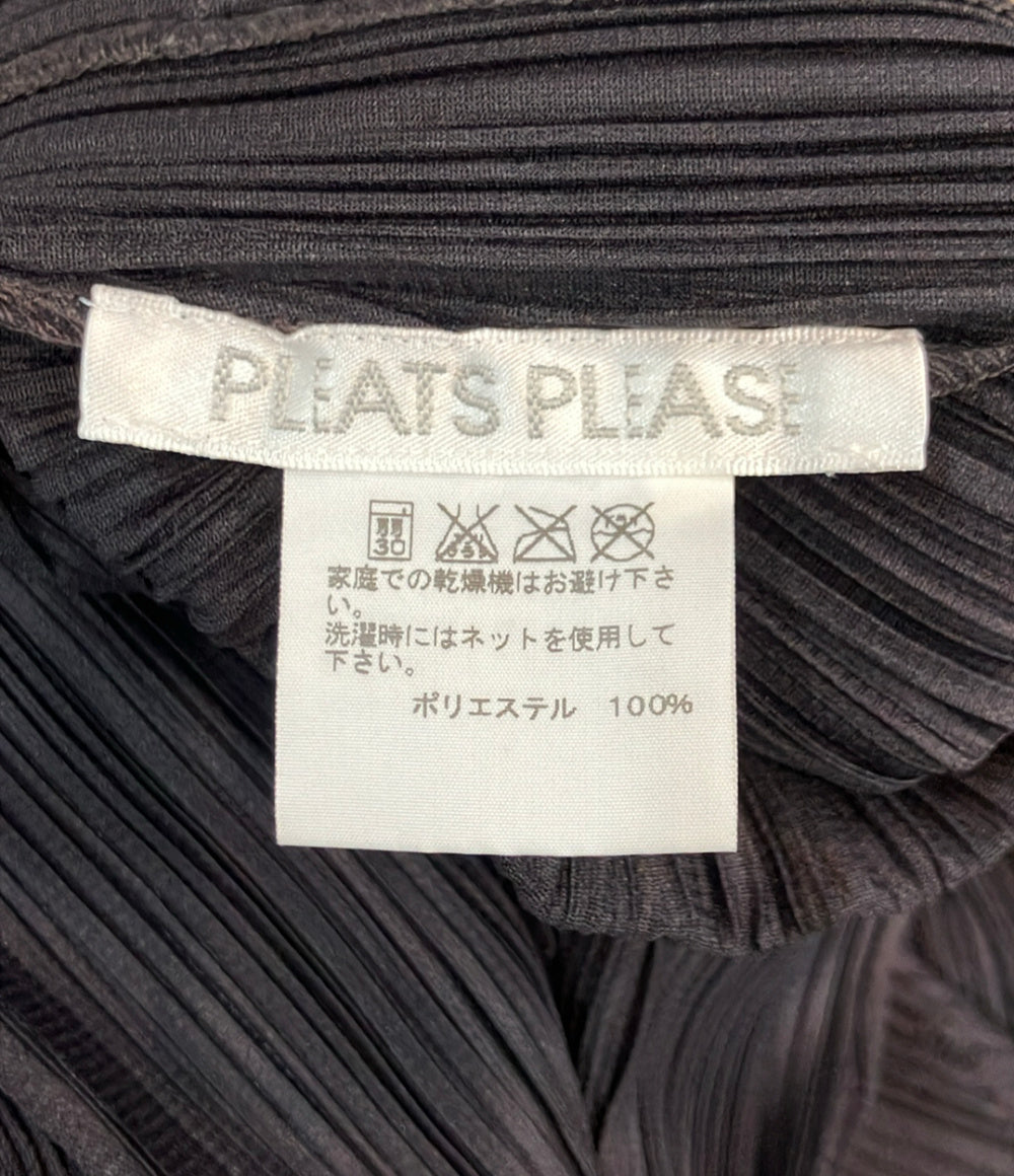 PLEATS PLEASE 長袖 カーディガン レディース SIZE 2 プリーツ プリーズ