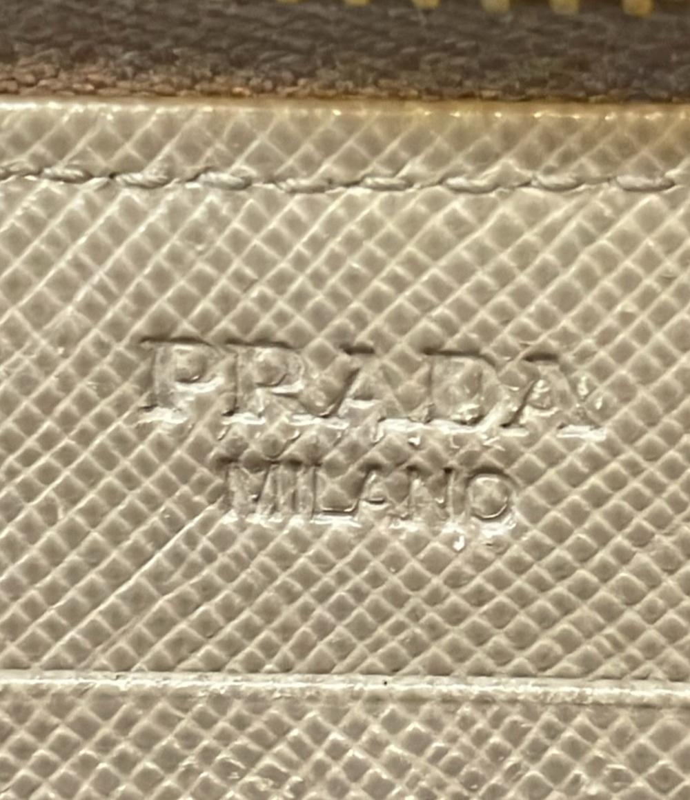 プラダ ラウンドファスナー長財布 サフィアーノカーフ レディース PRADA