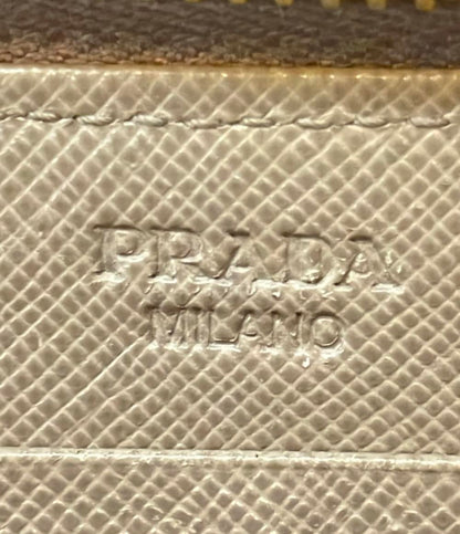 プラダ ラウンドファスナー長財布 サフィアーノカーフ レディース PRADA