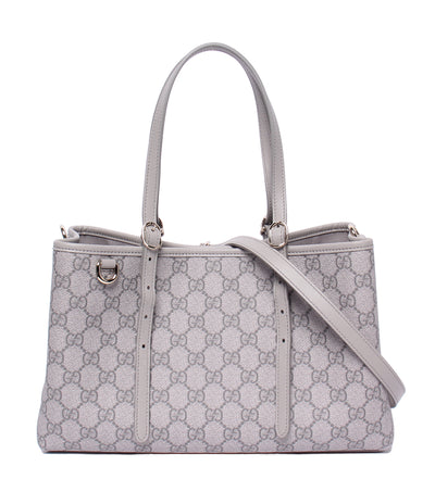 美品 GUCCI スモール トートバッグ 2WAY ハンドバッグ ショルダーバッグ 肩掛け 斜め掛け GGエンブレム 815214 520981 レディース グッチ
