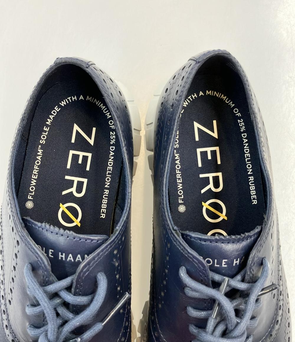 美品 COLE HAAN ZERO GRAND ドレスシューズ ウィングチップ オックスフォード メンズ SIZE 9 M (L) コールハーン ゼロ グランド