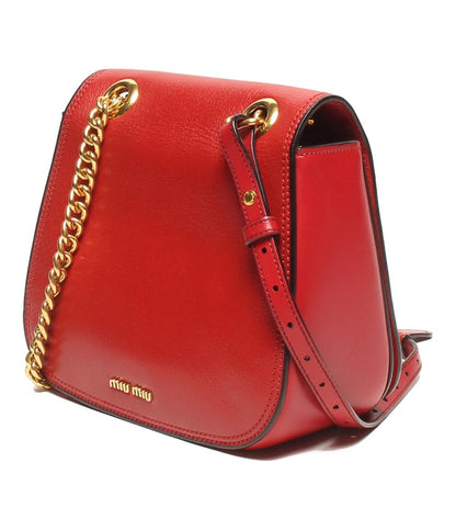 ミュウミュウ チェーンショルダーバッグ 斜め掛け 5BD020 レディース MIUMIU