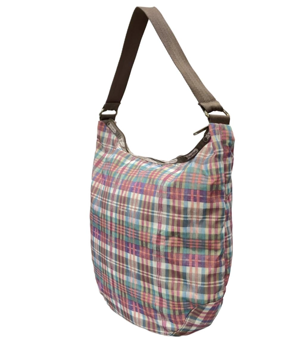 美品 LeSportsac 2WAY ハンドバッグ ショルダーバッグ 肩掛け 斜め掛け レディース レスポートサック