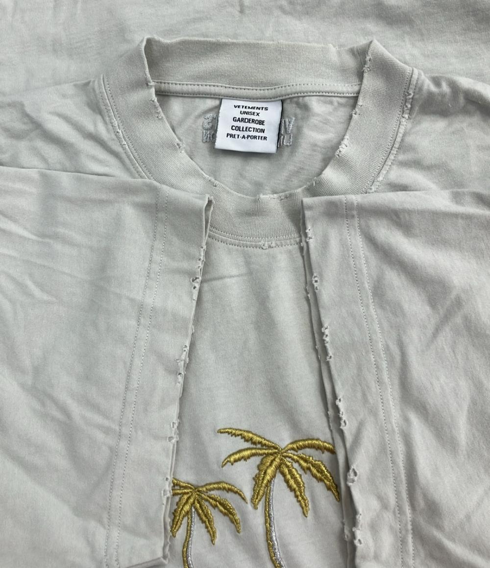 VETEMENTS used加工 半袖Tシャツ unisex メンズ レディース SIZE M ヴェトモン