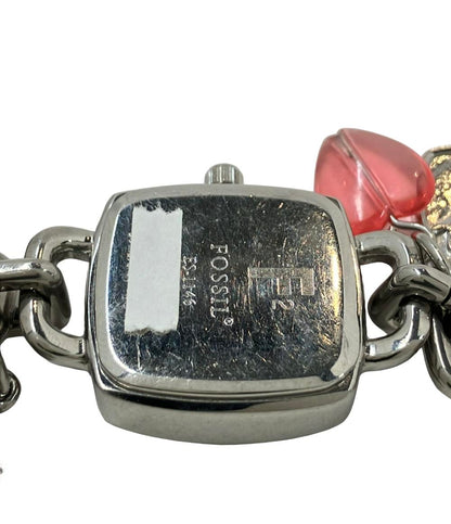 フォッシル ③-34  602 FOSSIL腕時計 クオーツ シルバー e レディース