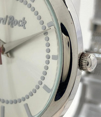 ハードロック 腕時計 クオーツ シルバー メンズ HARD ROCK