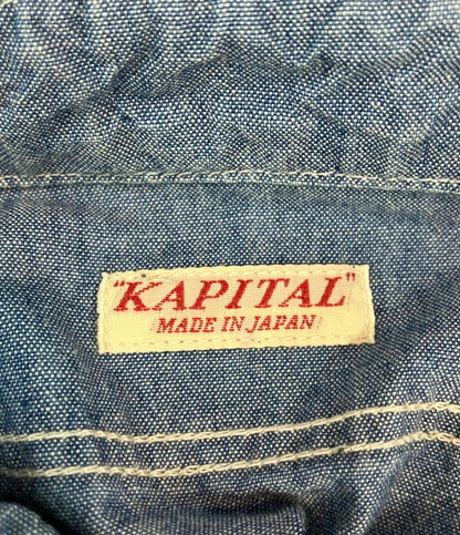 KAPITAL 長袖シャツ SMILE ワークシャツ EK-895 レディース SIZE M キャピタル