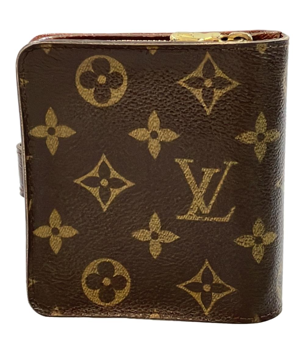 ルイ・ヴィトン 二つ折り財布 コンパクトジップ モノグラム M61667 レディース LOUIS VUITTON