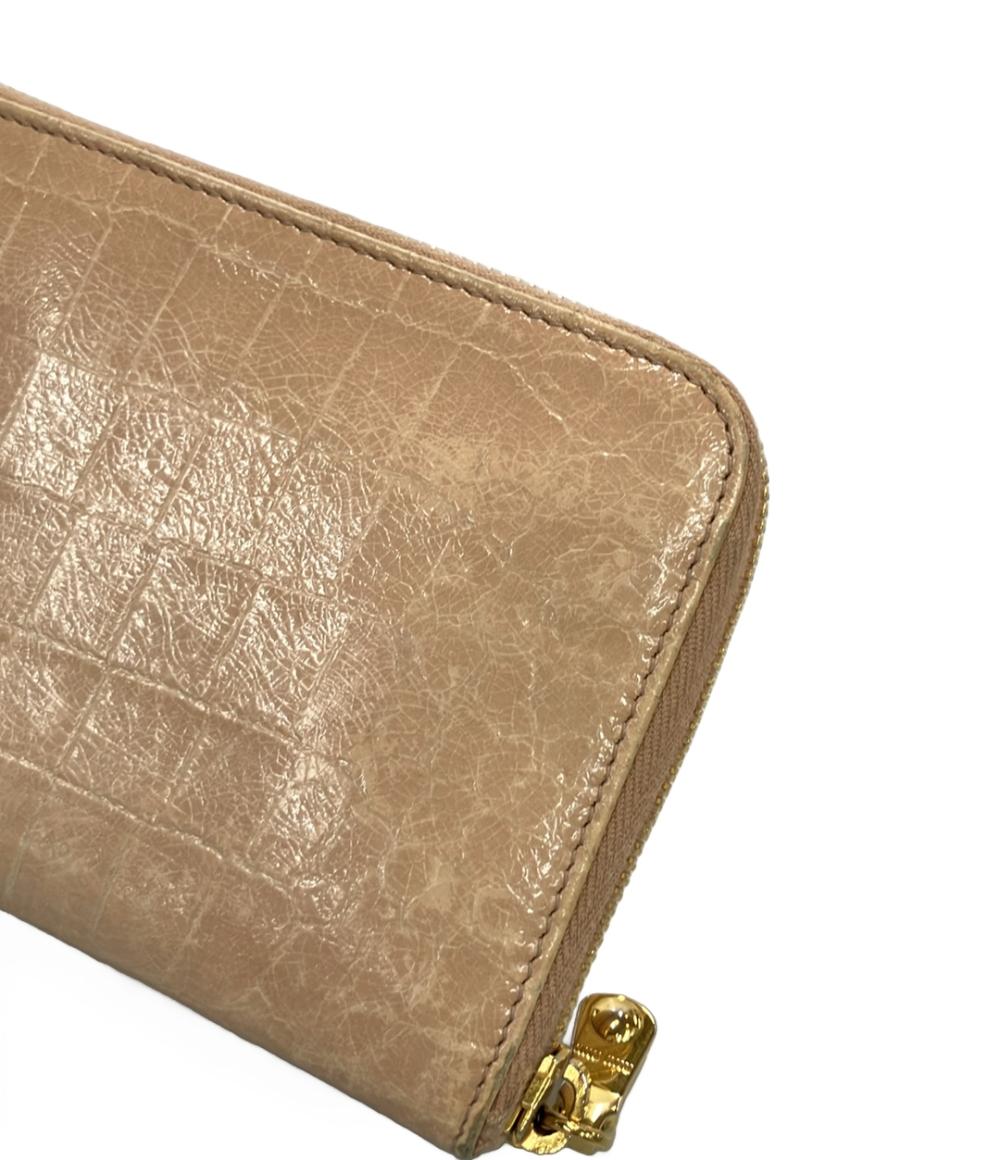 ミュウ ミュウ ラウンドファスナー長財布 レディース Miu Miu