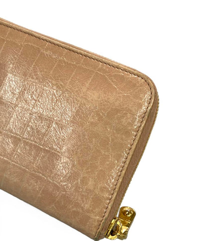 ミュウ ミュウ ラウンドファスナー長財布 レディース Miu Miu