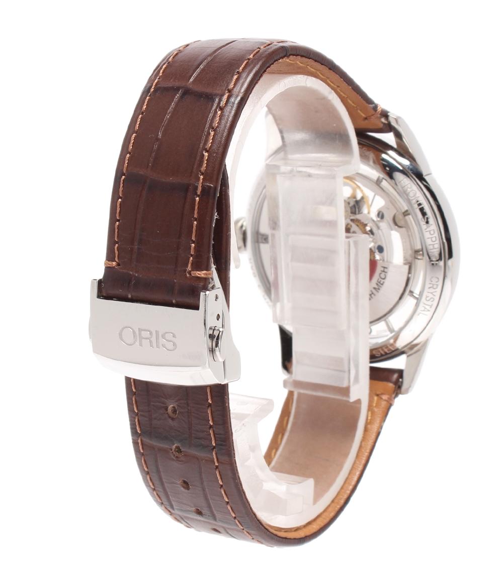 ORIS 腕時計 アートリエ トランスルーセント スケルトン 自動巻き 01