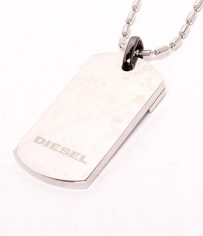DIESEL ネックレス ロゴ ドッグタグ メンズ ディーゼル