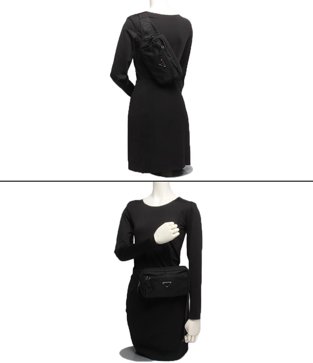 PRADA 　プラダ 　ウエストポーチ　ボディバック　ビンテージ 良品✨】PRADA プラダ ボディバッグ ウエストポーチ ショルダー