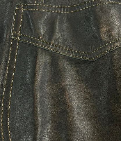 ARMANI JEANS レザージャケット レディース SIZE 42 (M) アルマーニジーンズ