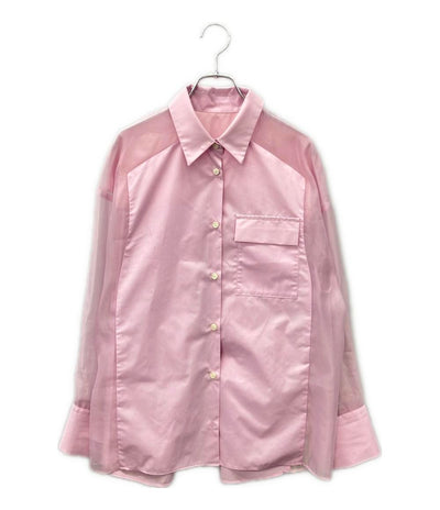 Diagram 長袖シアーシャツ シアーコンビオーバーシャツ レディース SIZE 36 (S) ダイアグラム