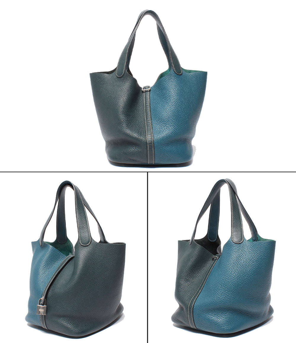 HERMES ハンドバッグ Z刻印 シルバー金具 トリヨンクレマンス ピコタンロック カザック 18 PM レディース エルメス