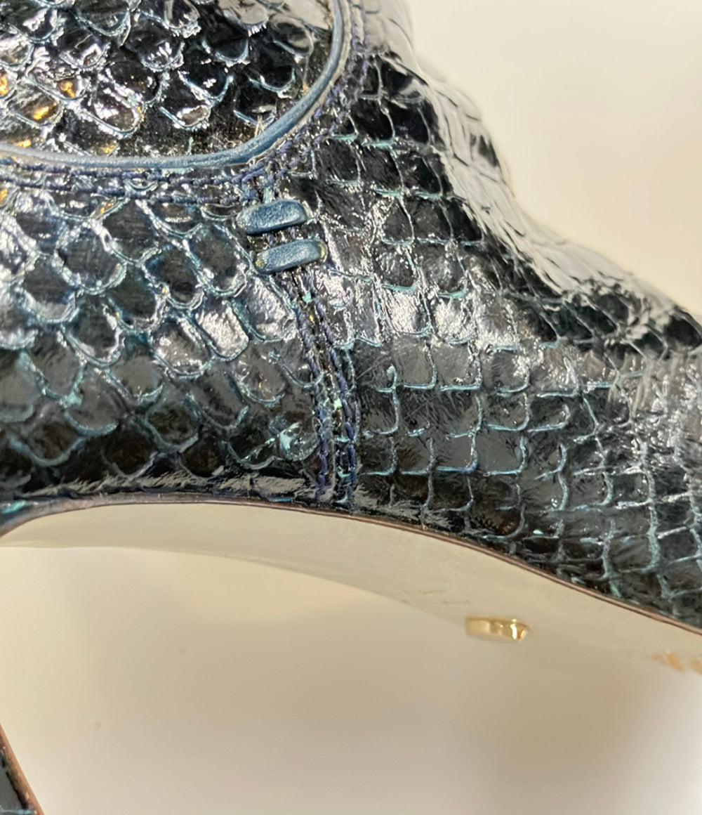 Sergio Rossi ロングブーツ パイソン レディース SIZE 35 (22.5cm) セルジオロッシ