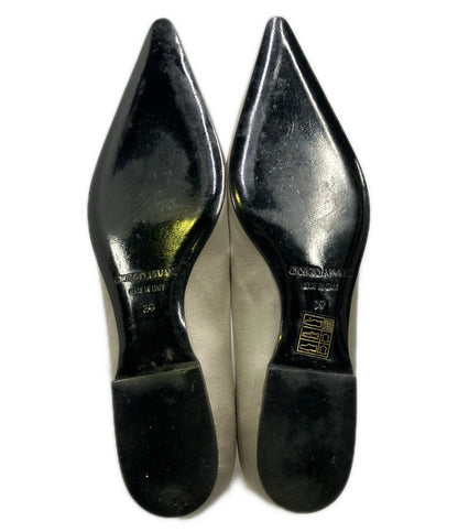 GIORGIO ARMANI ポインテッドトゥフラットパンプス GB 070 レディース SIZE 39 (24.5cm) ジョルジオアルマーニ