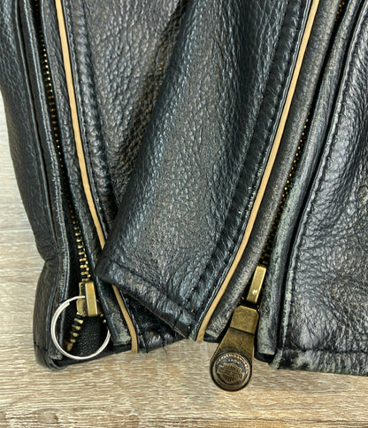 HARLEY DAVIDSON レザージャケット 110周年モデル フロントジップ 97145-13VM メンズ SIZE M ハーレーダビッドソン