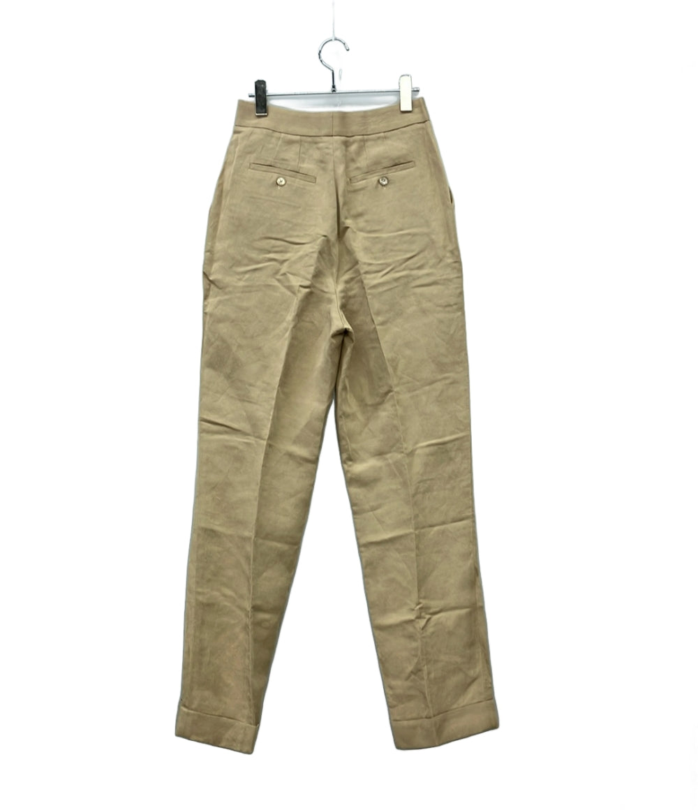 美品 RALPH LAUREN PURPLE LABEL タックパンツ レディース SIZE 4 (M