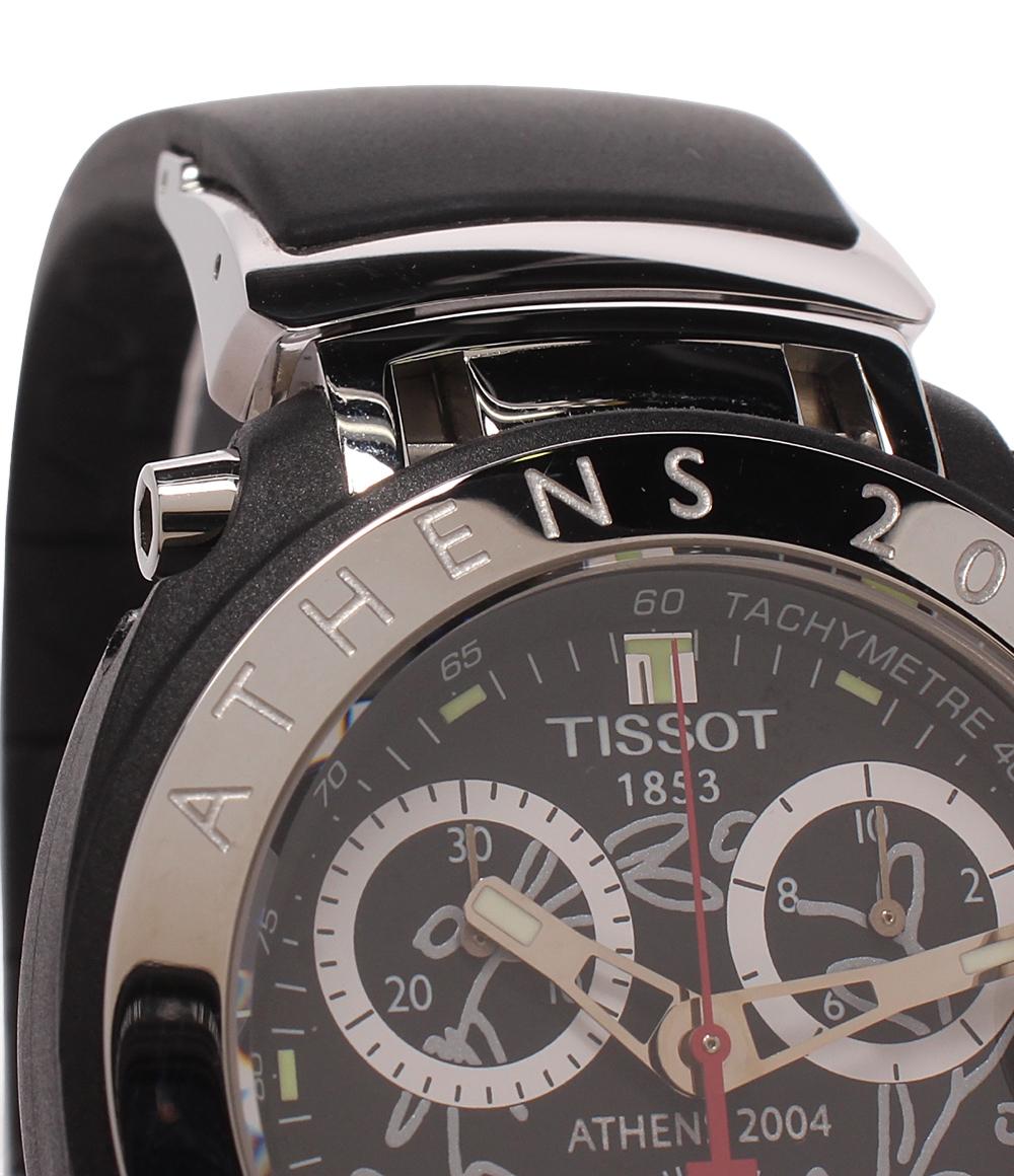TISSOT 腕時計 アテネオリンピック2004記念モデル クオーツ ブラック