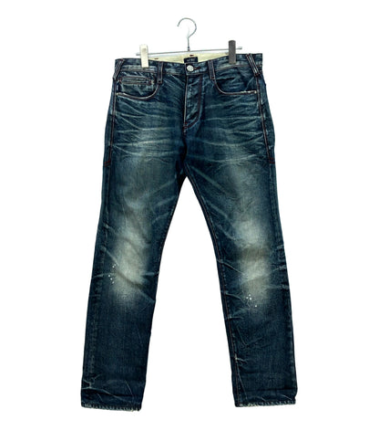 ARMANI JEANS ストレートデニムパンツ ペンキダメージ加工 メンズ SIZE 31 (M) アルマーニジーンズ