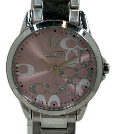 COACH 腕時計 クオーツ ピンク CA.13.7.14.0647 レディース コーチ