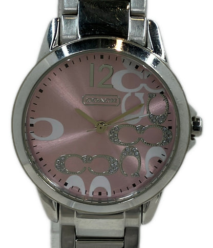 COACH 腕時計 クオーツ ピンク CA.13.7.14.0647 レディース コーチ