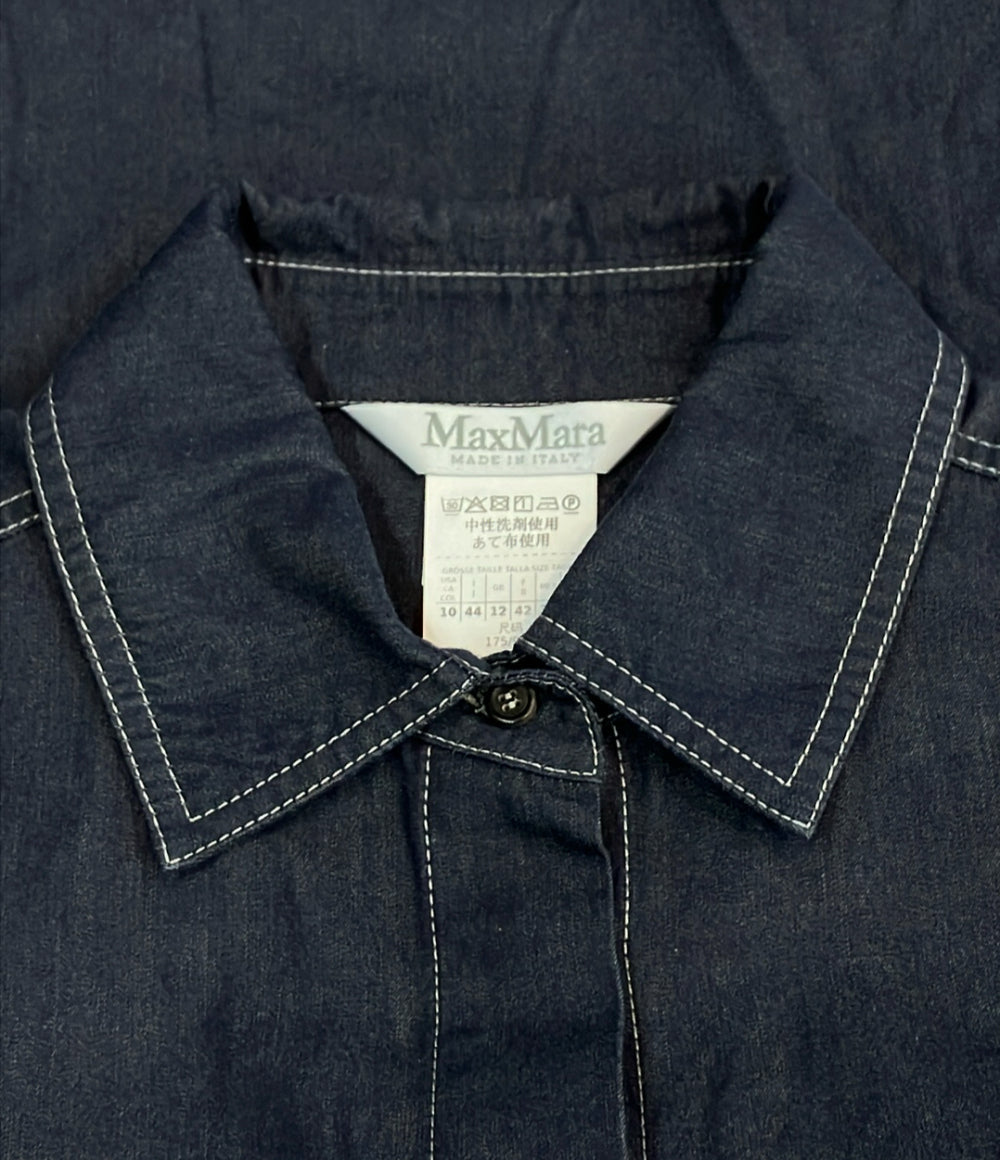MAX MARA 長袖 シャツワンピース 122119226 レディース SIZE 44 (L) マックスマーラ