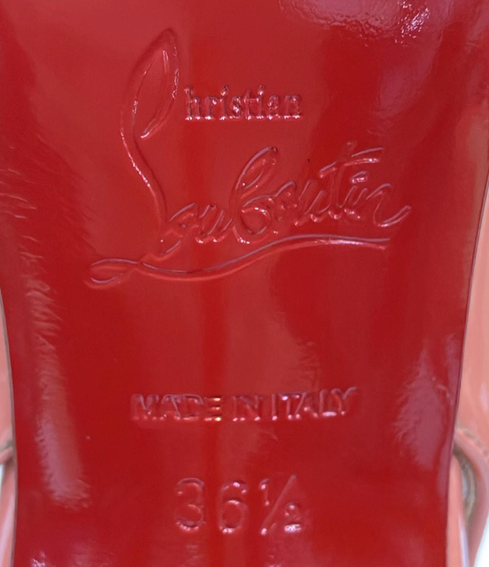 美品 クリスチャンルブタン ポインテッドトゥスリングバックパンプス レディース SIZE 36 1/2 (M) Christian Louboutin
