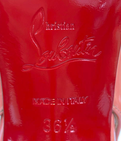 美品 クリスチャンルブタン ポインテッドトゥスリングバックパンプス レディース SIZE 36 1/2 (M) Christian Louboutin