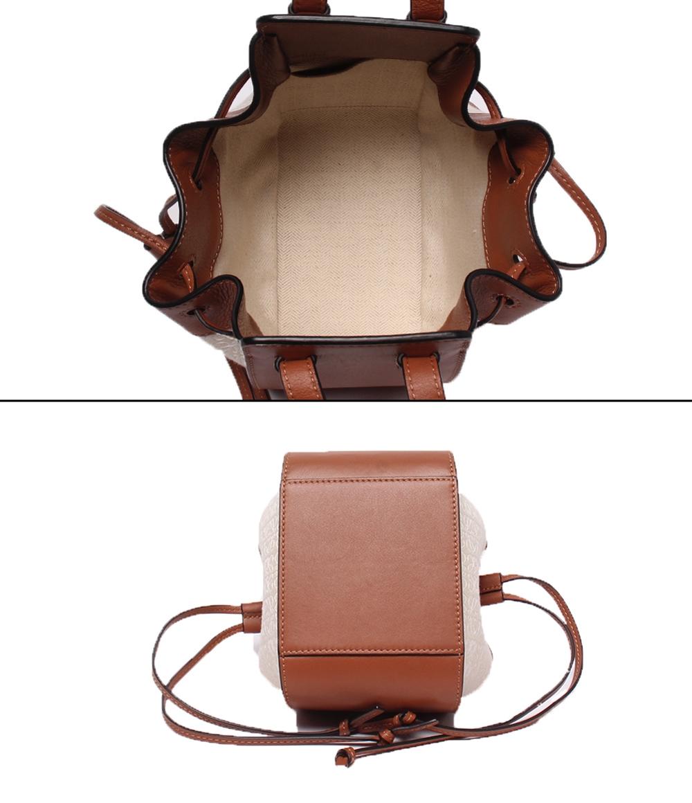 LOEWE 2wayショルダーバッグ ハンドバッグ 斜め掛け ハンモックドロー