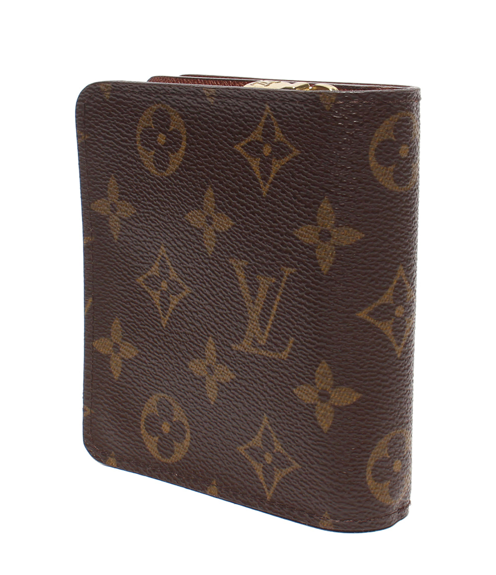 LOUIS VUITTON 二つ折り財布 コンパクトジップ モノグラム M61667 レディース メンズ ルイ・ヴィトン