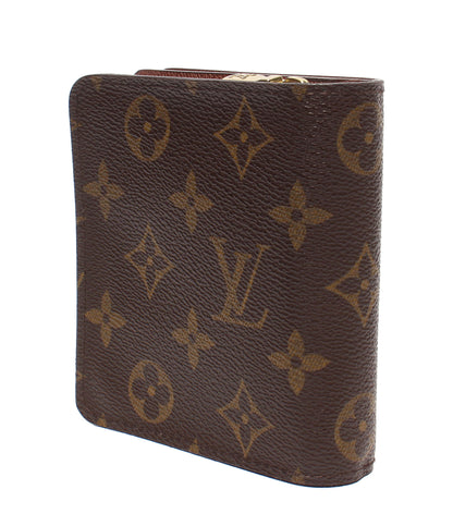 LOUIS VUITTON 二つ折り財布 コンパクトジップ モノグラム M61667 レディース メンズ ルイ・ヴィトン